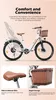 Cityrun‑26 City‑Elektrofahrrad für Erwachsene, 250W, 40 Nm, Produktbild-Vorschau 12