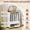 COSTWAY Plattenspieler Tisch, Schallplatten Regal, Produktbild-Vorschau 4
