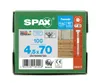 SPAX Fassadenschraube Linsensenkkopf 4.5x 70 TX20 mit Produktbild-Vorschau 27