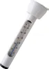 A white thermometer for a swimming pool, angled against a white background. Voir les images du produit
