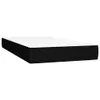 vidaXL Boxspringbett mit Matratze Schwarz 200x200 cm Stoff Produktbild-Vorschau 6