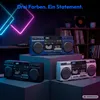 MEDION P66538 Kassettenrecorder (Retro Ghettoblaster mit Produktbild-Vorschau 9