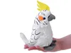 Papagei Maskottchen weiß Nymphe 17cm 13574 universal Produktbild-Vorschau 4