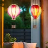 2er Set LED Solarleuchte, Heißluftballon, Feuer Effekt, H Produktbild-Vorschau 2