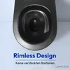 LOMAZOO LINEA Hänge-WC - Schwarz - Rund Produktbild-Vorschau 4