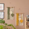 Blätter-Makramee-Wandbehang, Boho-Deko, schicker Produktbild-Vorschau 4