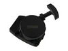 A black starter pull cord assembly for a leaf blower, shown against a white background. Produktbild-Vorschau