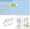 LECHUZA Bac à plantes BALCONERA Cottage 50 Marron sable | Voir les images du produit 15