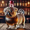 Whiskyflasche in Mopsform (280 ml), perfekt als Dekoration Produktbild-Vorschau 6
