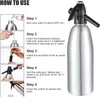 Soda-Maker – Tragbarer Siphon – 1 l – Aluminium – Für Produktbild-Vorschau 5