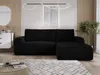 Ecksofa Cord MANDY 180x285 cm mit Schlaffunktion Schwarz Produktbild-Vorschau 2