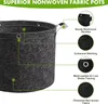 5PC Pflanzsack Home Growbag 5 Gallon Pflanztaschen aus 360 Produktbild-Vorschau 4