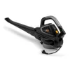 A black electric leaf blower is shown against a white background. Produktbild-Vorschau
