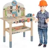 Werkbank Kinder, Werkzeugbank für Kinder aus Holz mit 8 Produktbild-Vorschau 1