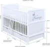 Baby-Delux Babybett Kinderbett 2in1 Princess Motiv 120x60 Produktbild-Vorschau 6
