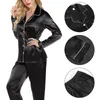 Satin Schlafanzug Damen, zweiteiliges Pyjama Damen Lange Produktbild-Vorschau 5