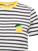 ONLY Gestreiftes T-Shirt mit Herzmotiv und Produktbild-Vorschau 3