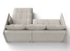 AX LIVING Beige Ecksofa mit Schlaffunktion und Bettkasten Produktbild-Vorschau 4