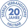 A circular blue graphic with text indicating product information. Anteprima dell’immagine prodotto