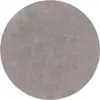 A plain, circular gray rug shown from a top-down perspective against a white background. Produktbild-Vorschau