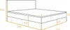 VELAR Boxspringbett mit bettkasten "OLAF", 120 cm, GRAU Produktbild-Vorschau 4