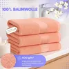 Set di 4 asciugamani Cloud Pillow 50x100 cm, 100% cotone, Anteprima dell’immagine prodotto 6