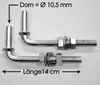 Gewindekloben Set - Edelstahl - Gewindelänge 12,5 cm  - Ø Produktbild-Vorschau 2