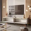 TV skříňka AURORA KASZMIR na chromovaných rovných nohách Náhled obrázku produktu 5