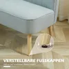 HOMCOM Sofa dwuosobowa, sofa materiałowa, meble do Podgląd zdjęcia produktu 7