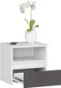Nachttisch AKORD CL1 in der Farbe Weiß Schublade Front Produktbild-Vorschau 2