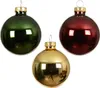 Weihnachtskugeln Glas 8cm 16 Stück - Grün / Braun Mix Produktbild-Vorschau 1