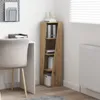 vidaXL Eckschrank Artisan-Eiche 27,5x27x102cm Holzwerkstoff Produktbild-Vorschau 4
