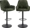 Barhocker OTTAWA BAR Barstuhl mit Armlehnen Velour Optik Produktbild-Vorschau 4