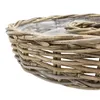 Rattan Blumenschale natur mit Folie für Außen - 40 cm - Produktbild-Vorschau 6