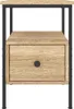 vidaXL Table de nuit chêne Sonoma 34x36x50 cm bois Voir les images du produit 4