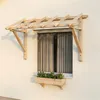 Mucola Holz Vordach Haustürüberdachung 120x205x129 cm Produktbild-Vorschau 8