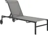 vidaXL Sonnenliegen 2 Stk. mit Tisch Textilene und Stahl Produktbild-Vorschau 2