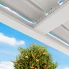 PRIMEYARD Pergola 4x4 m Aluminium-Pfosten mit Lamellendach Produktbild-Vorschau 8