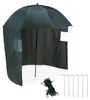 Parasol de pêche Relaxdays avec paroi latérale, hydrofuge, Voir les images du produit 1
