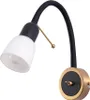 ARTE LAMP Wandlampe Innen in Schwarz mit weißem Produktbild-Vorschau 1