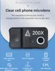 200-faches Handy-Mikroskopobjektiv mit LED-/UV-Lichtern, Produktbild-Vorschau 3