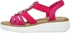 Rieker Sandalen Plat  Sandalen Plat - Fuchsia - Maat 39 Voir les images du produit 12