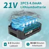800W Akku Rasentrimmer mit 2×4000mAh 21V Akkus, 10 Zoll Produktbild-Vorschau 6