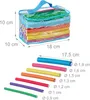 Relaxdays natáčky, sada 48 ks natáčok s taškou, natáčky, Náhľad obrázku produktu 4