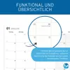 PuK Monatsplaner 2027 | Monatskalender 2027 DIN A3 Quer Produktbild-Vorschau 5