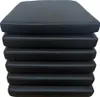 6er Set Larissa Sitzkissen Schwarz Kunstleder Produktbild-Vorschau 1