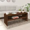 Tavolino in rovere marrone 100x40x40 cm materiale a base di Anteprima dell’immagine prodotto 2