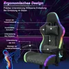 UnboxG Gamingstuhl mit RGB-LED-Beleuchtung, 2D-Armlehnen, Produktbild-Vorschau 8