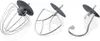 Three different attachments for a stand mixer are displayed against a white background. Anteprima dell’immagine prodotto