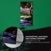 Dekor Leinwand Uhr Wandbilder 30x60 Malerei Bäume Blumen Produktbild-Vorschau 5